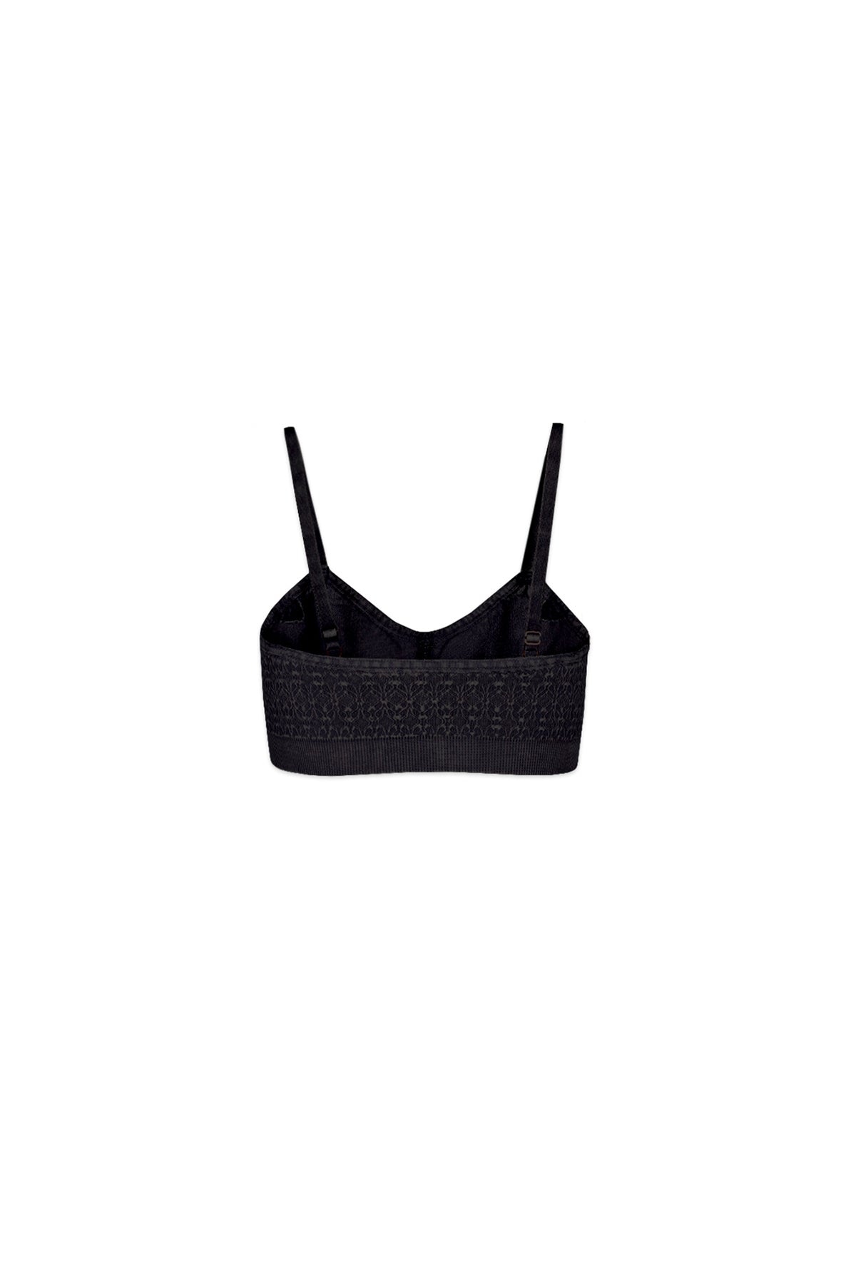 Lara Braid Bra in Vintage Black