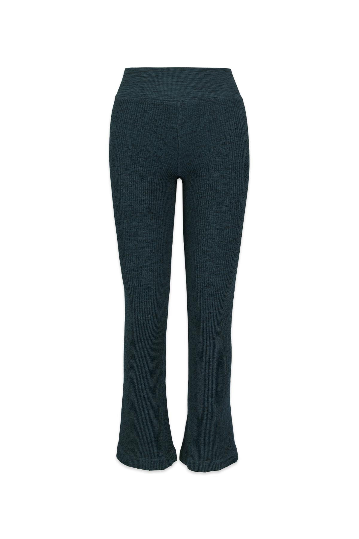 Margot Melange Flow Pant in Midnight Navy