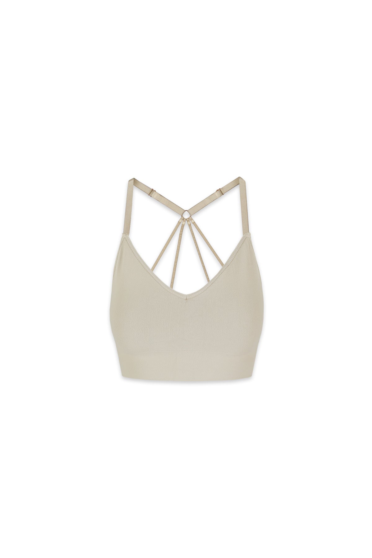 Supplex Bella Strappy Bra in Warm Stone