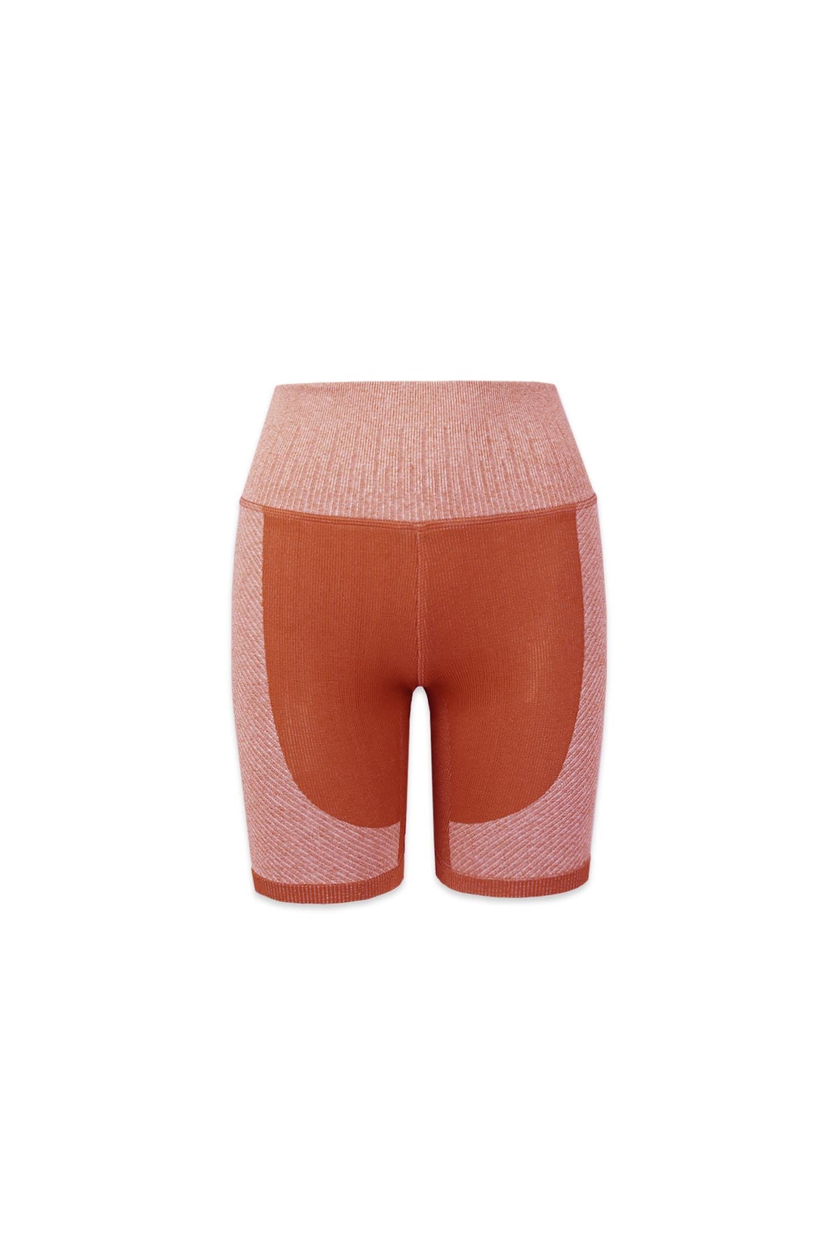 Valerie Variegated Rib Short in Red Clay